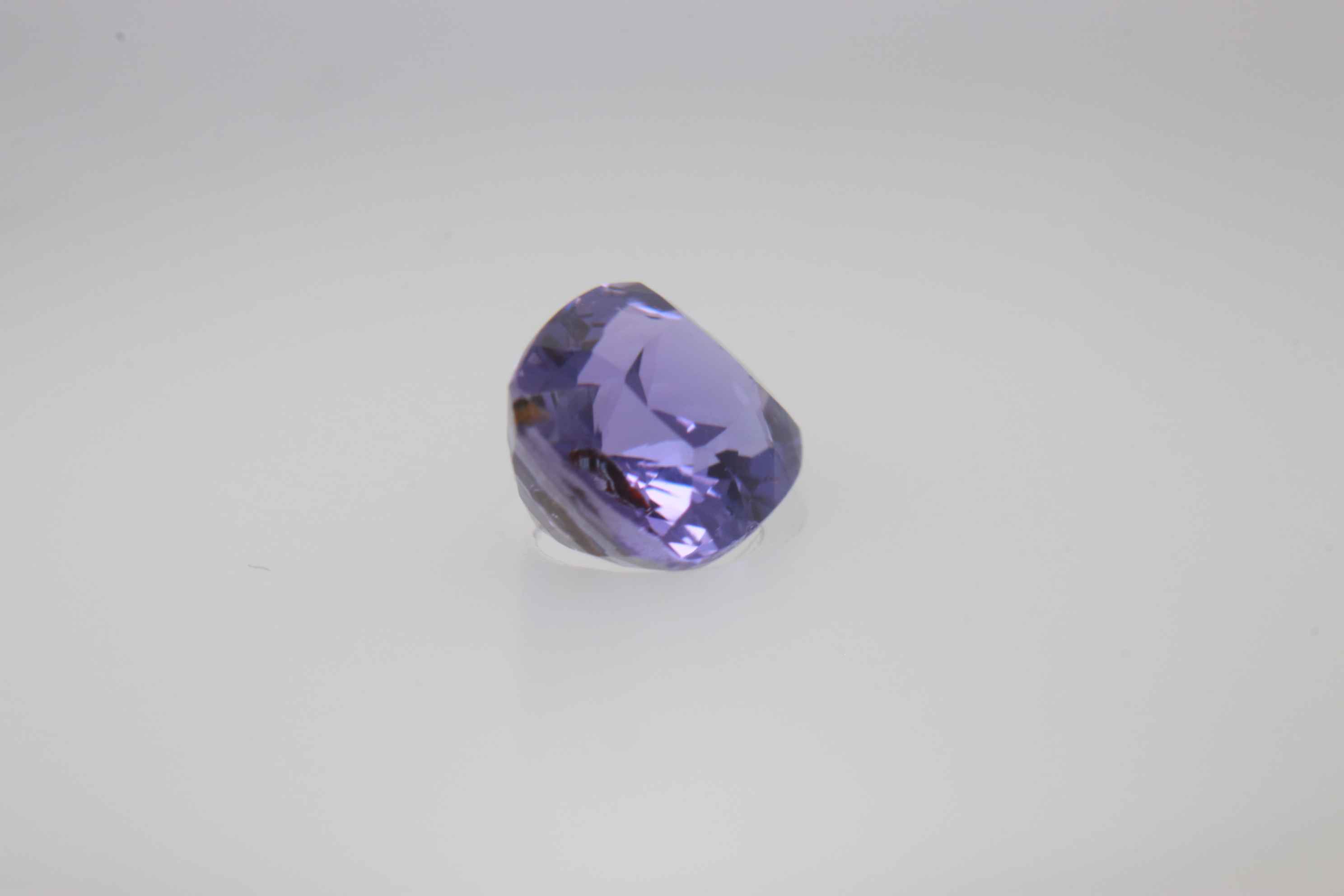 0.85ct Alice Blue Sapphire VSI Fancy Cushion Shape (5.6x4.2x3.3 mm) Unheated gemstone from Sri Lanka