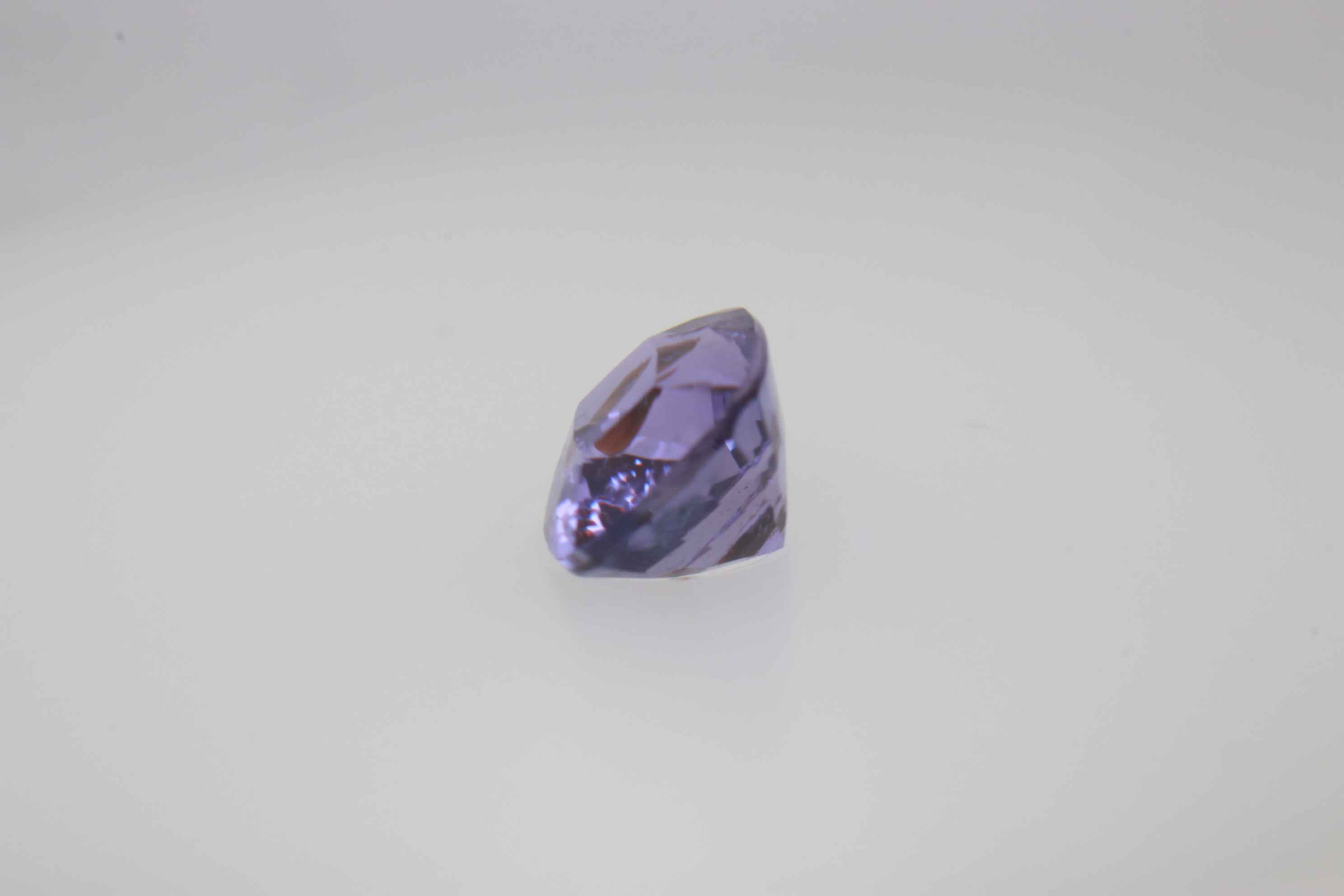 0.85ct Alice Blue Sapphire VSI Fancy Cushion Shape (5.6x4.2x3.3 mm) Unheated gemstone from Sri Lanka