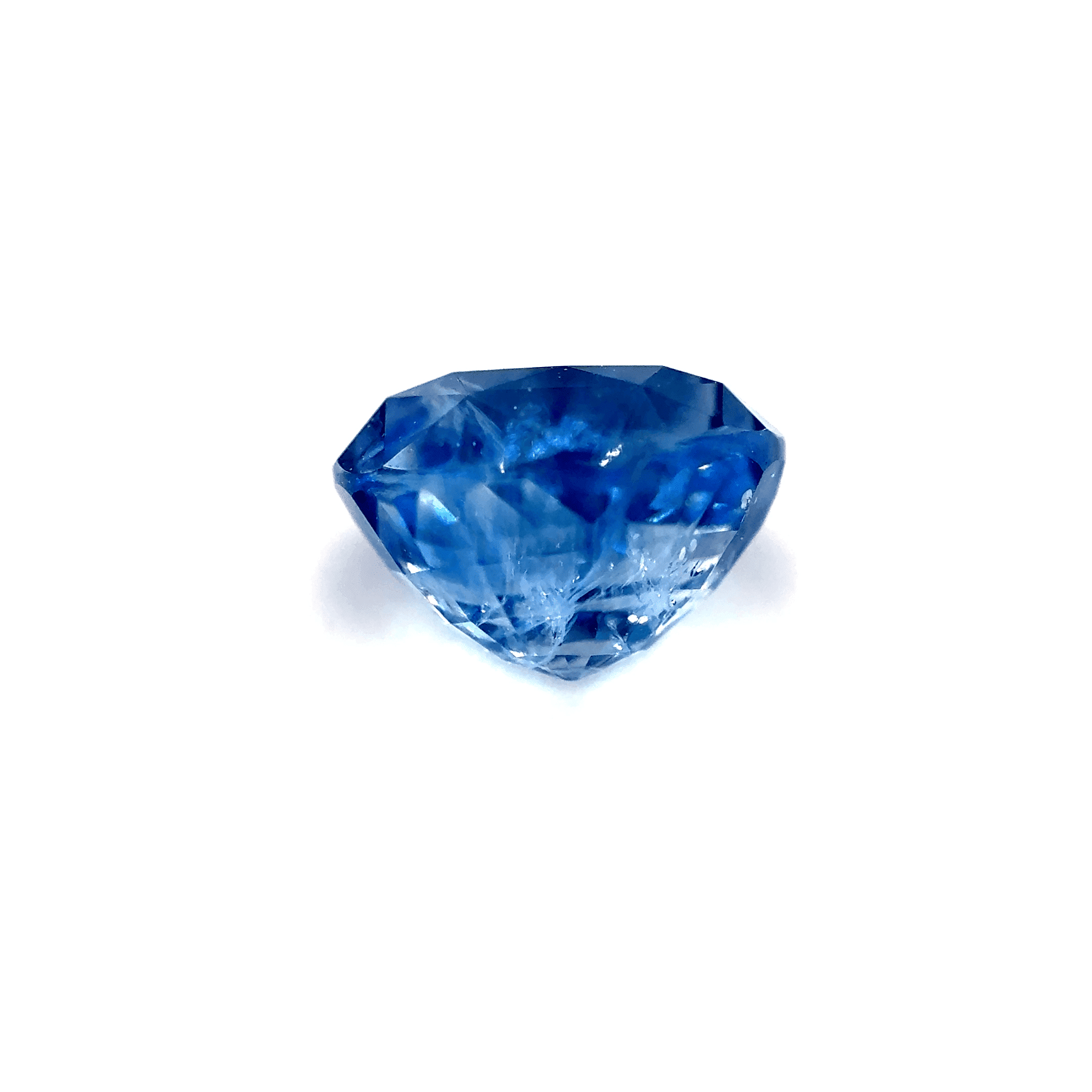 3.0ct Cornflower Blue Sapphire VSI Oval Shape (8.5x7.5x5.6 mm) Unheated gemstone from Sri Lanka