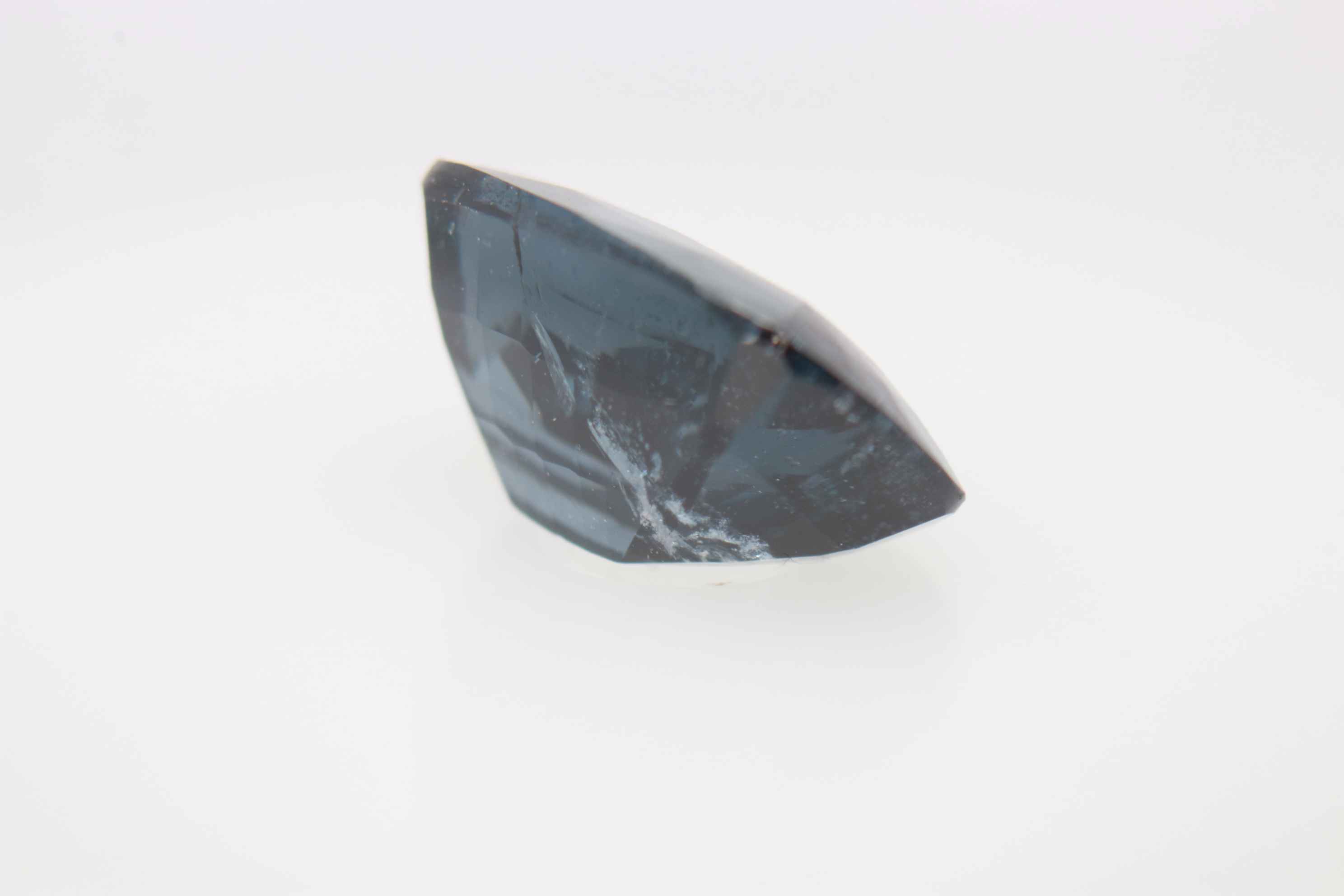 3ct Blue Spinel Cloud Fancy Cushion Shape (10x6.9x4.9 mm) Unheated gemstone from Sri Lanka