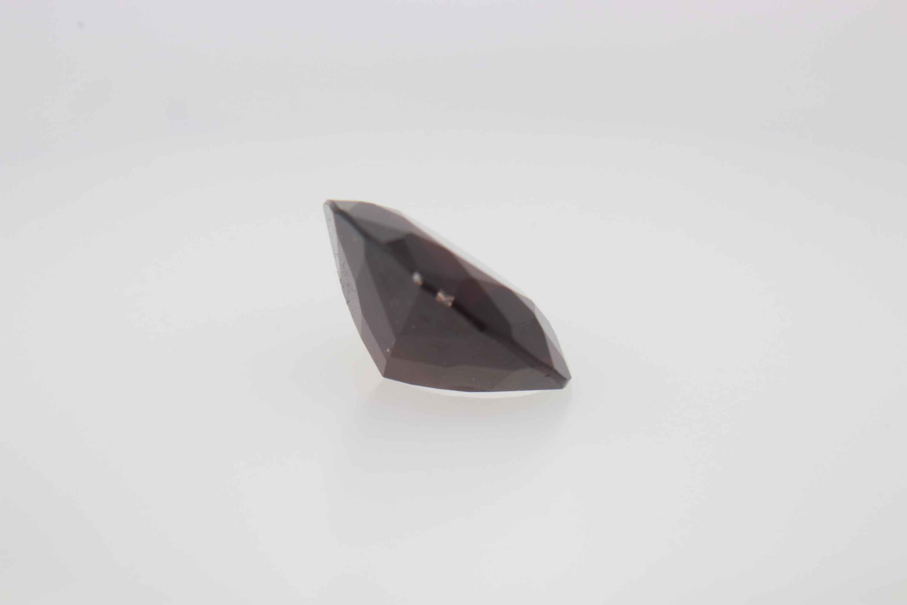 1.1ct Dark Red Spinel VVS1 Princess Shape (6.6x6.5x3.3 mm) Unheated gemstone from Sri Lanka
