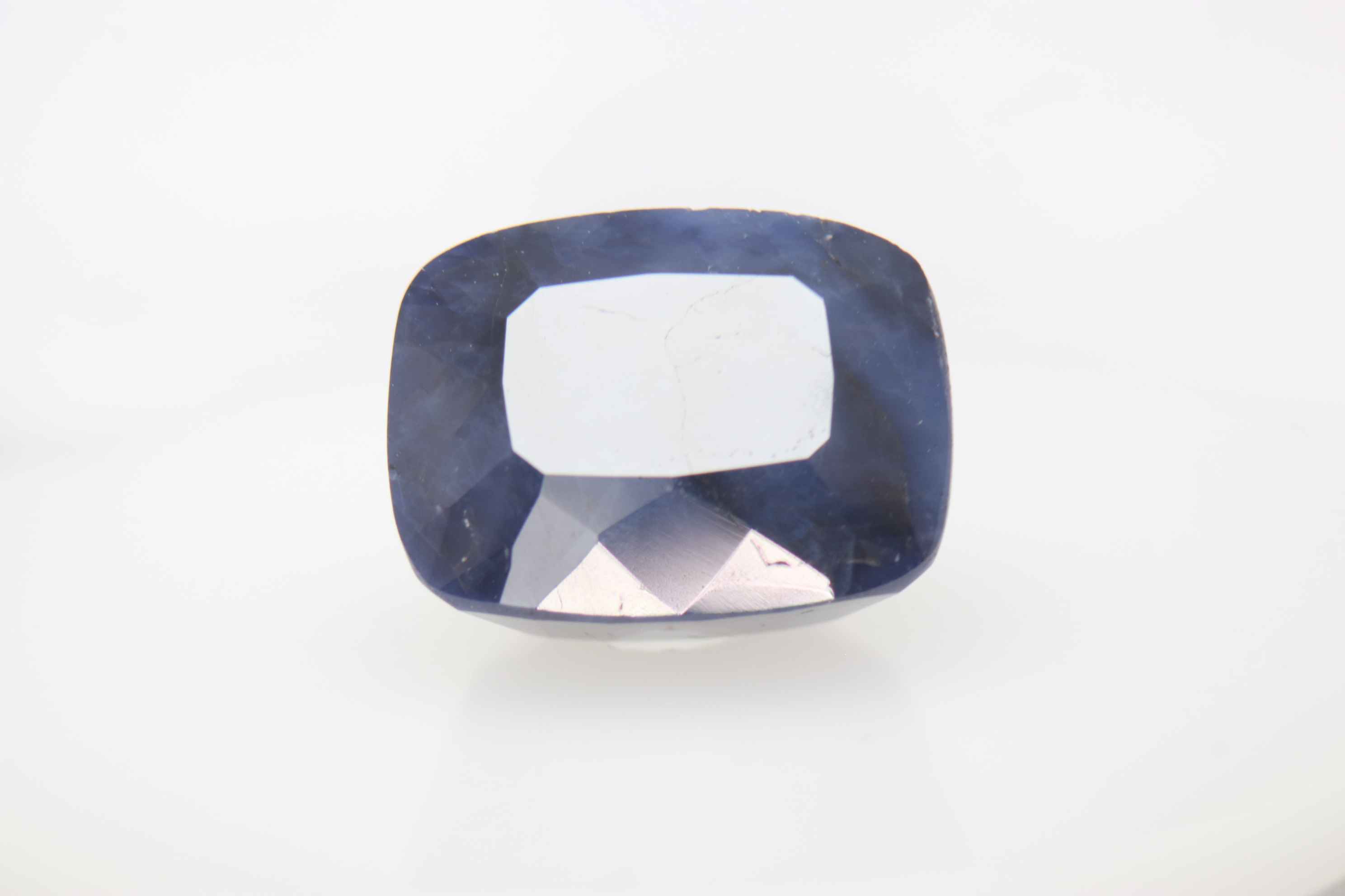 9.8ct Blue Sapphire SI1 Fancy Cushion Shape (12.5x10.6x7.4 mm) Heated gemstone from Sri Lanka