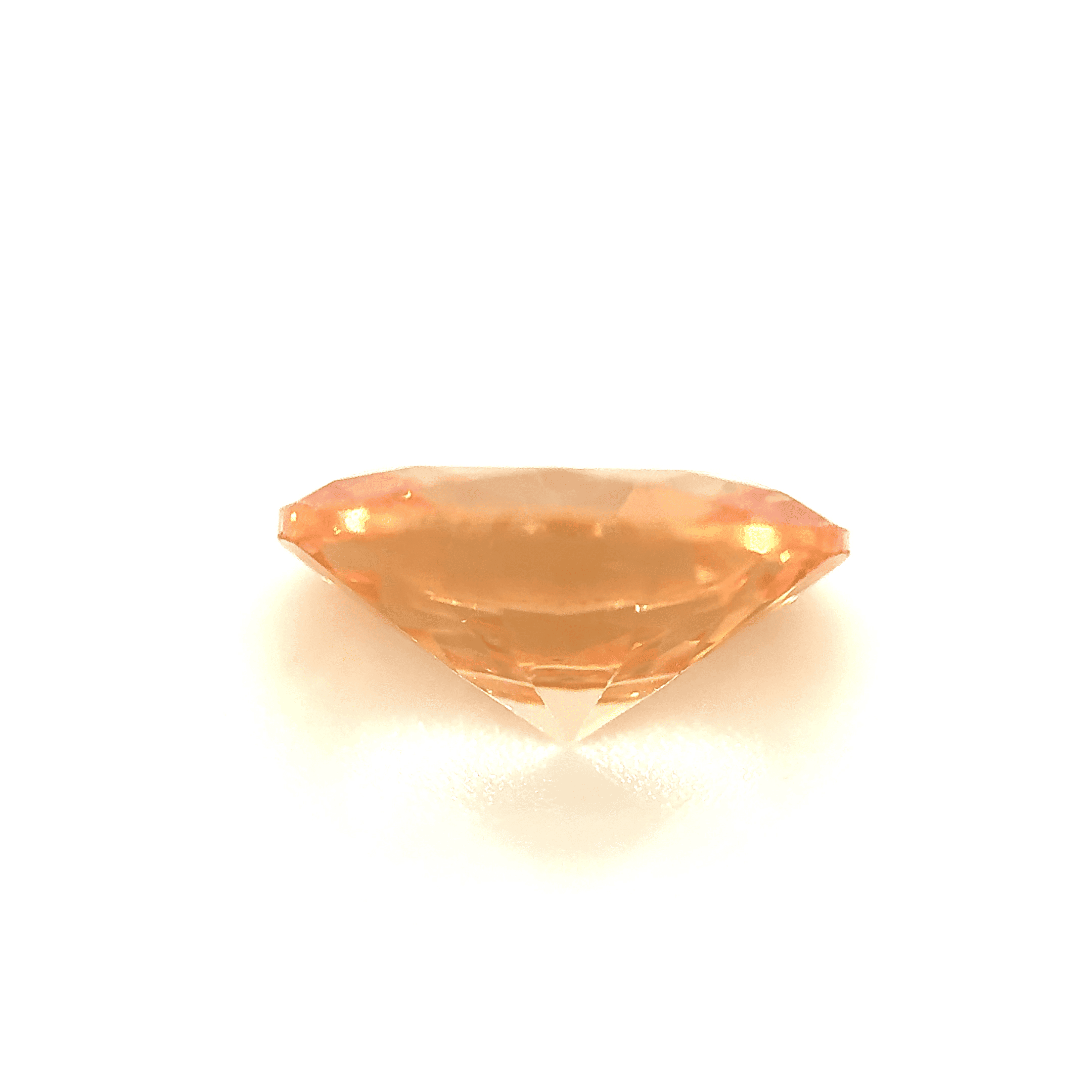 3ct Pale Goldenrod Tourmaline VVS1 Oval Shape (8.9x6.8x4.3 mm) Unheated gemstone from Sri Lanka