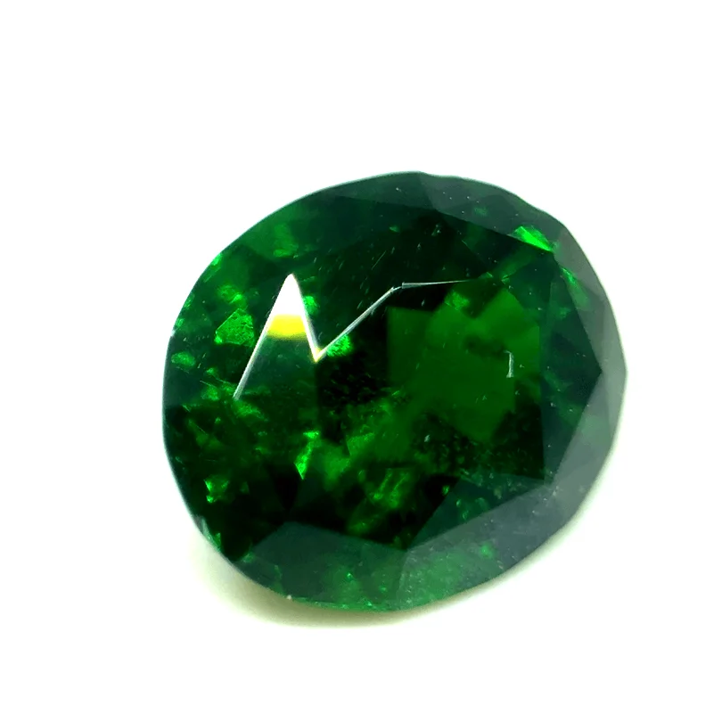 1.98ct Forest Green Garnet Vs Oval Shape (7.82x6.63x5.11 mm) Unheated gemstone from Sri Lanka