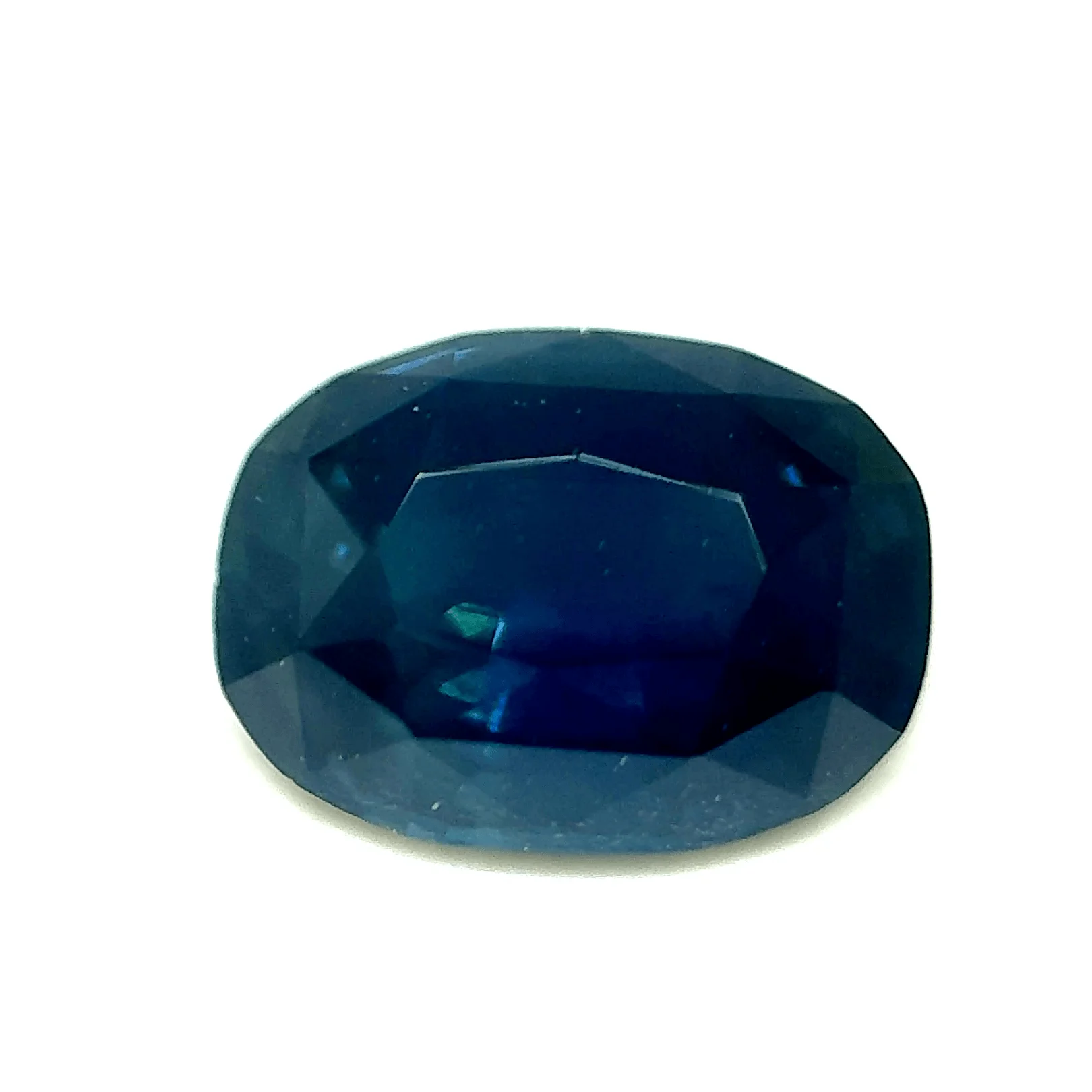 2.10ct Dark Slate Blue Sapphire VVS Antique Cushion Shape (9x6x5 mm) Heated gemstone from Sri Lanka
