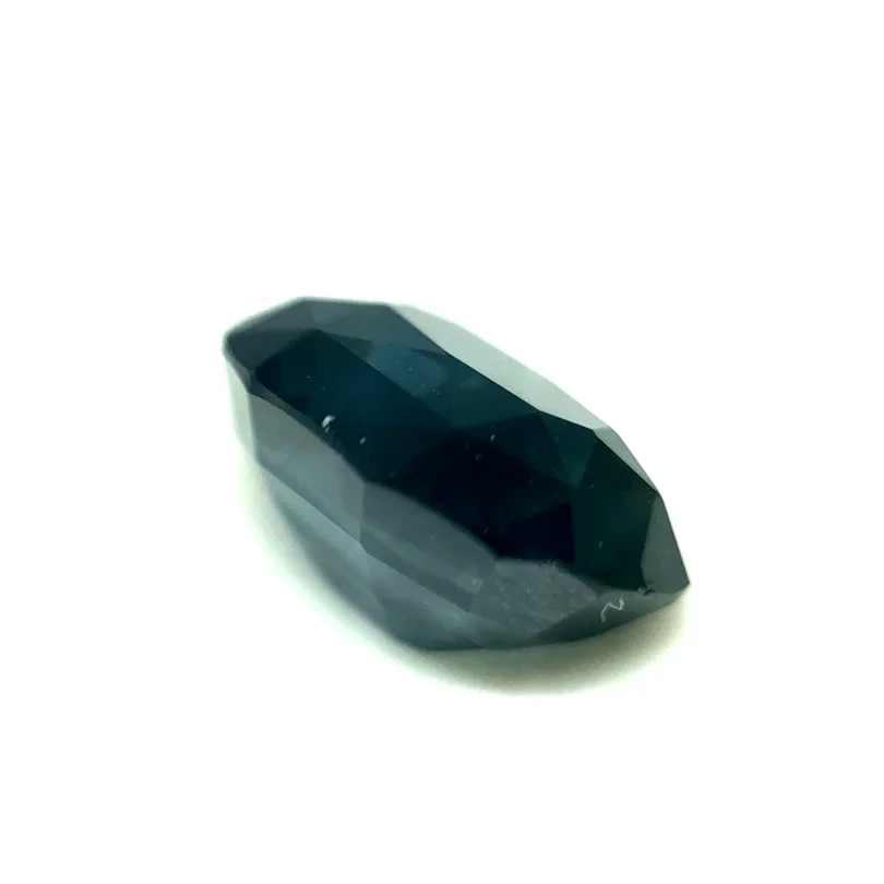 2.10ct Dark Slate Blue Sapphire VVS Antique Cushion Shape (9x6x5 mm) Heated gemstone from Sri Lanka