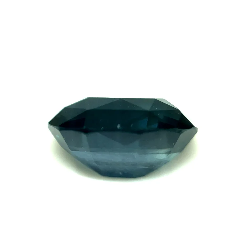 2.10ct Dark Slate Blue Sapphire VVS Antique Cushion Shape (9x6x5 mm) Heated gemstone from Sri Lanka