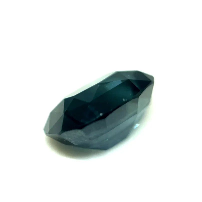 2.10ct Dark Slate Blue Sapphire VVS Antique Cushion Shape (9x6x5 mm) Heated gemstone from Sri Lanka