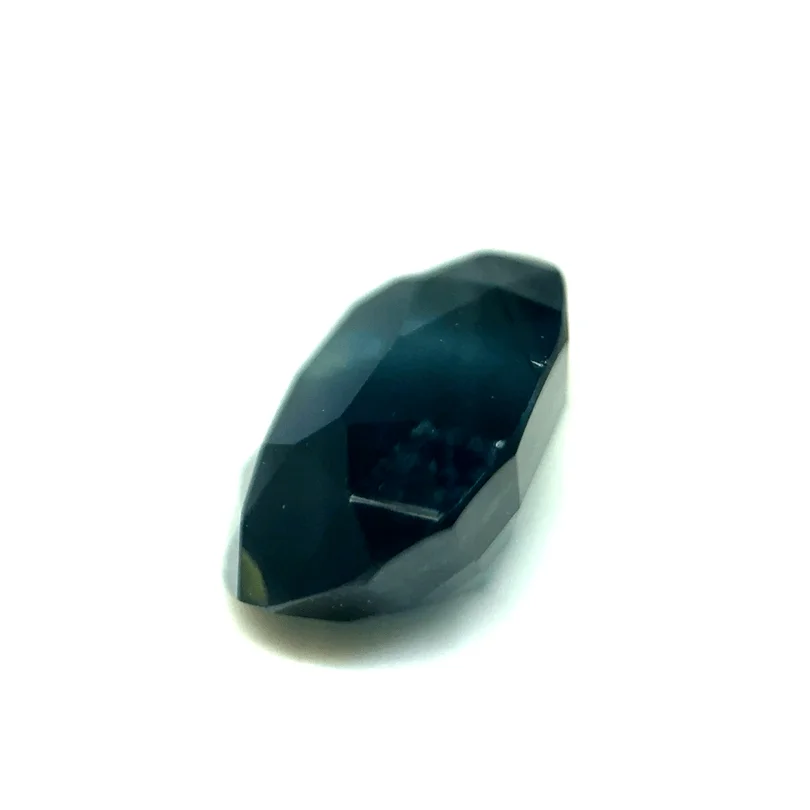 2.10ct Dark Slate Blue Sapphire VVS Antique Cushion Shape (9x6x5 mm) Heated gemstone from Sri Lanka