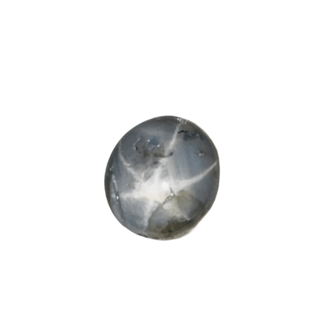 8ct Star Sapphire SI1 Oval Shape (11.3x10.4x6.3 mm) Unheated gemstone from Sri Lanka