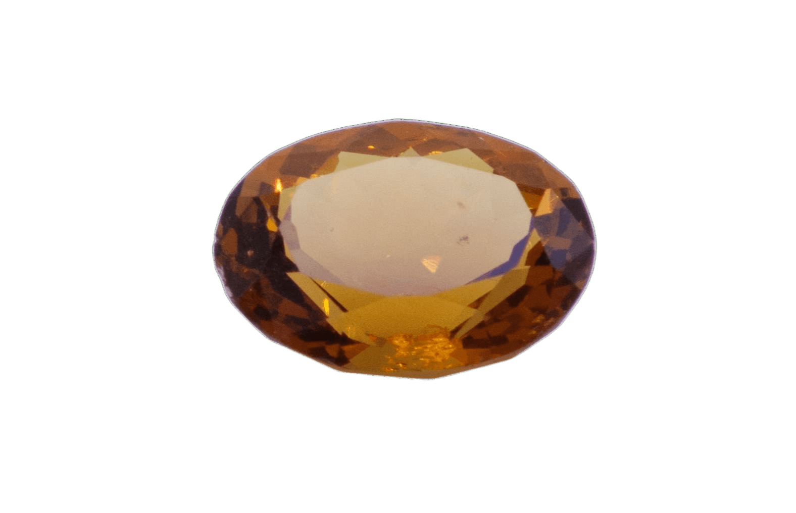 14ct Orange Garnet VVS Oval Shape (18.9x14.5x10.2 mm) Unheated gemstone from Sri Lanka