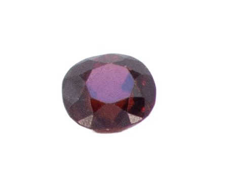 2.5ct Dark Orange Citrine VVS Oval Shape (7.6x7.3x5.3 mm) Unheated gemstone from Sri Lanka