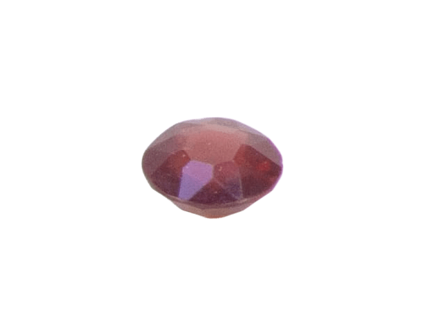 2.5ct Red Garnet VVS Round Shape (8.3x0x4.7 mm) Unheated gemstone from Sri Lanka