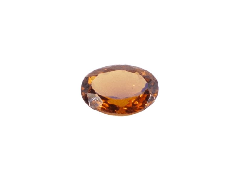 2.5ct Orange Garnet VVS Oval Shape (10.7x8.1x5.6 mm) Unheated gemstone from Sri Lanka