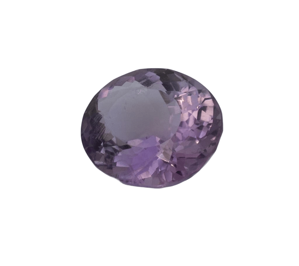 11.2ct Purple Amethyst VVS Oval Shape (16.9x13.9x8.5 mm) Unheated gemstone from Sri Lanka