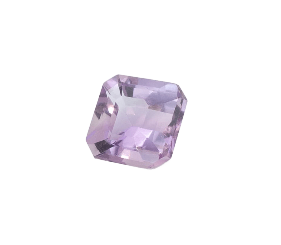 3.85ct Purple Amethyst VVS Antique Cushion Shape (9.5x9.5x6.3 mm) Unheated gemstone from Sri Lanka