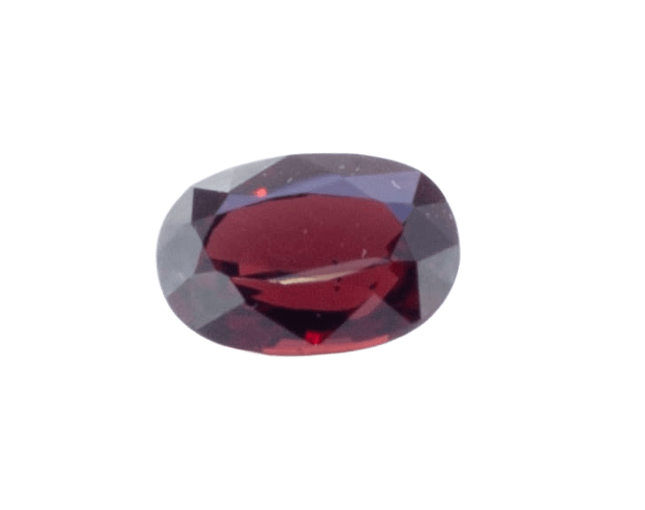 3.7ct Red Garnet VVS Oval Shape (10.5x7.2x5.3 mm) Unheated gemstone from Sri Lanka