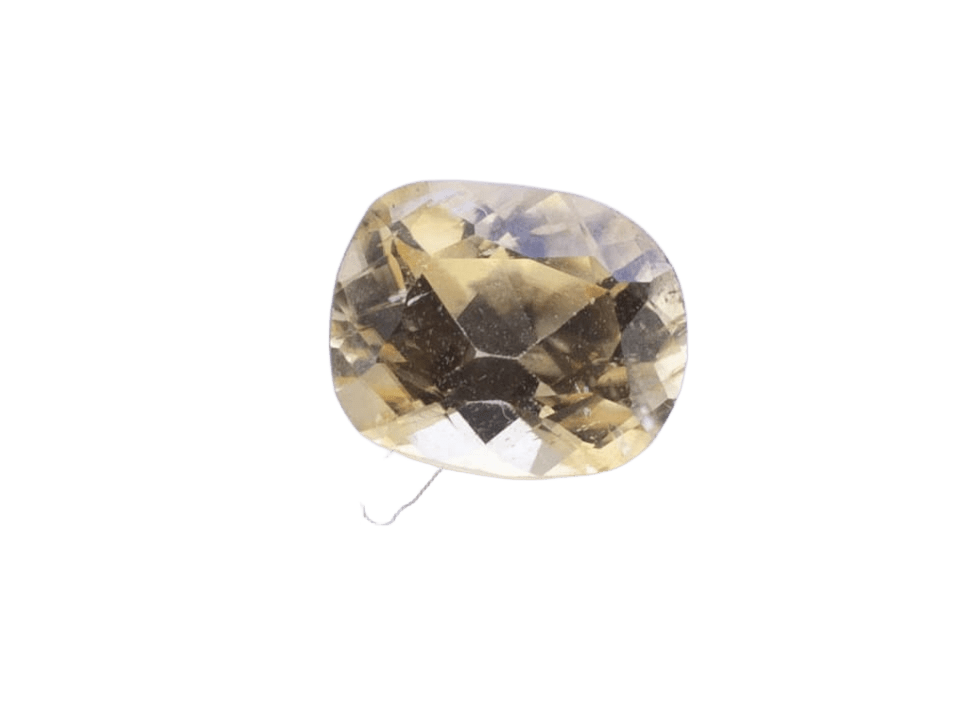 1.3ct Light Goldenrod Yellow Garnet VVS Oval Shape (6.8x5.3x3.7 mm) Unheated gemstone from Sri Lanka