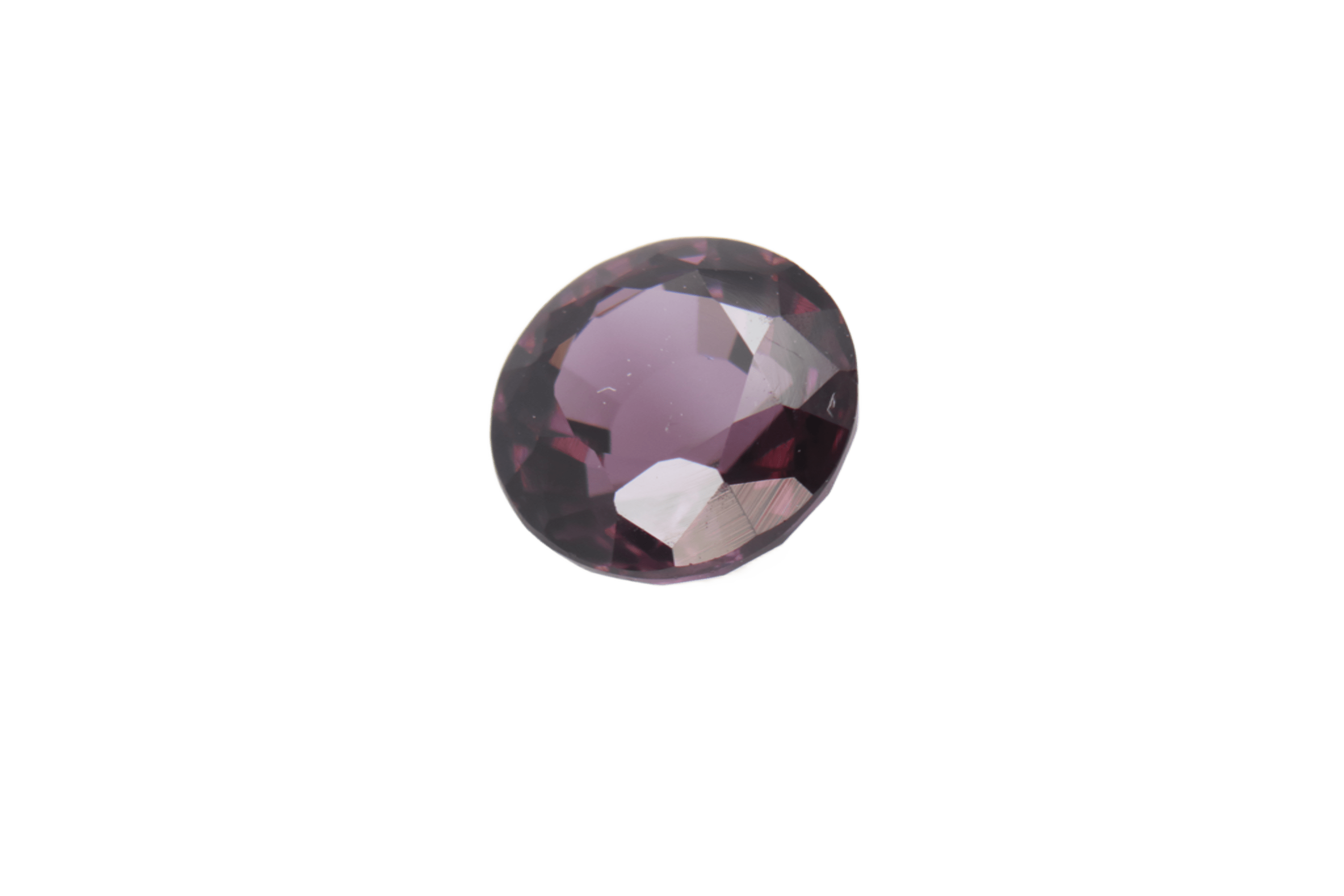 1ct Purple Spinel VVS Round Shape (5.9x3.5x0 mm) Unheated gemstone from Sri Lanka