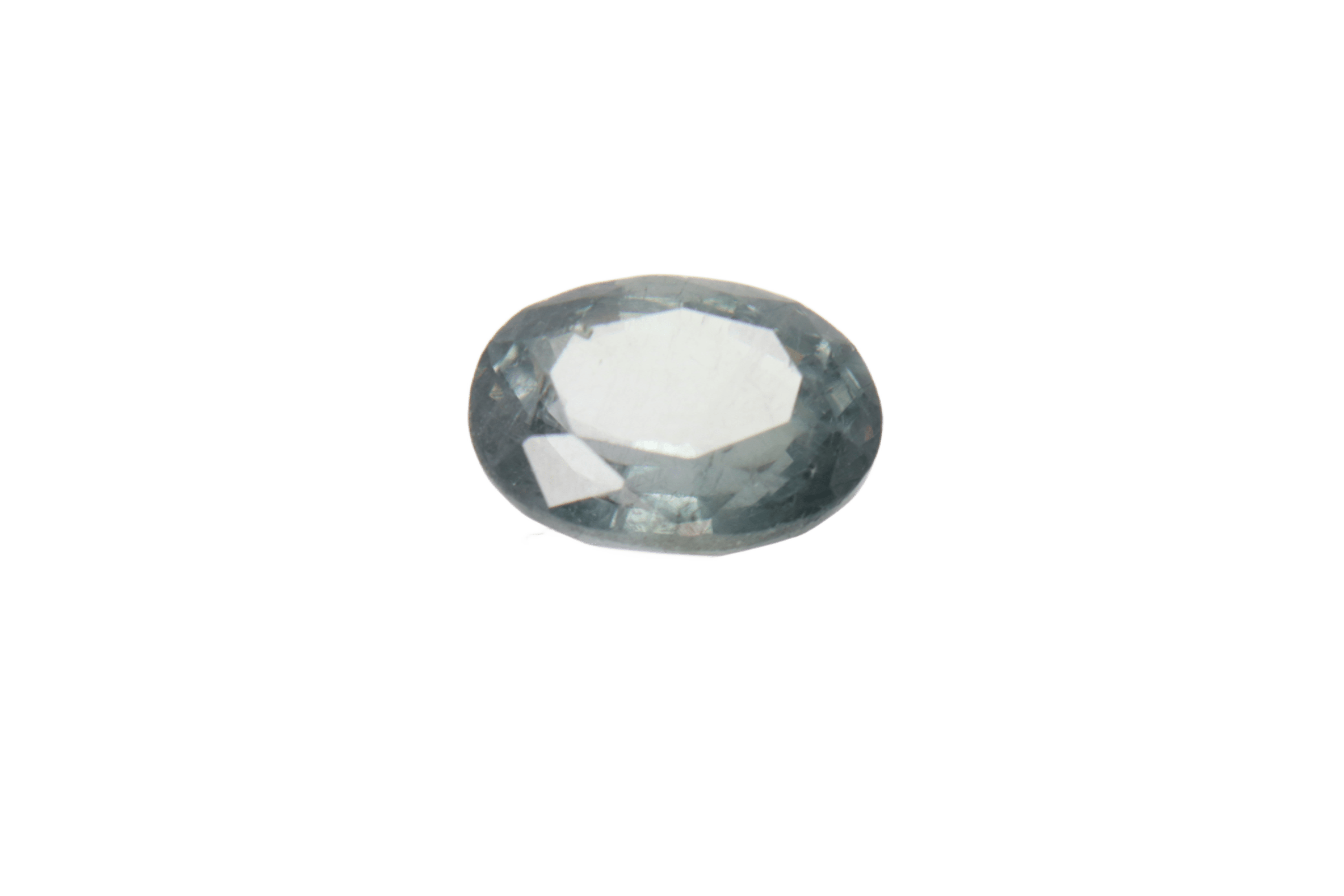 0.9ct White Spinel SI1 Oval Shape (6.7x5x3.5 mm) Unheated gemstone from Sri Lanka