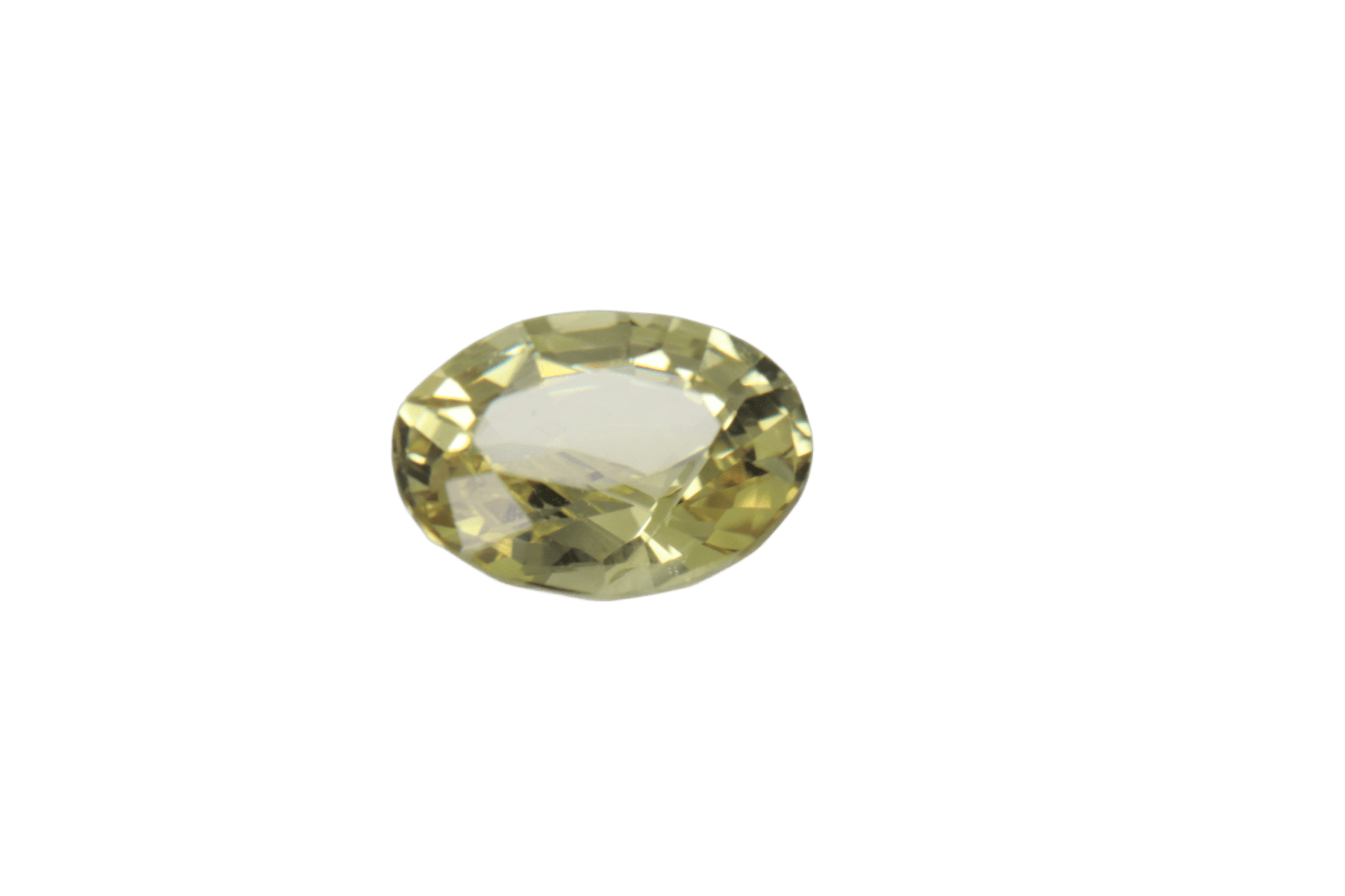 0.7ct Yellow Sapphire VVS Oval Shape (6.2x5.2x3 mm) Unheated gemstone from Sri Lanka