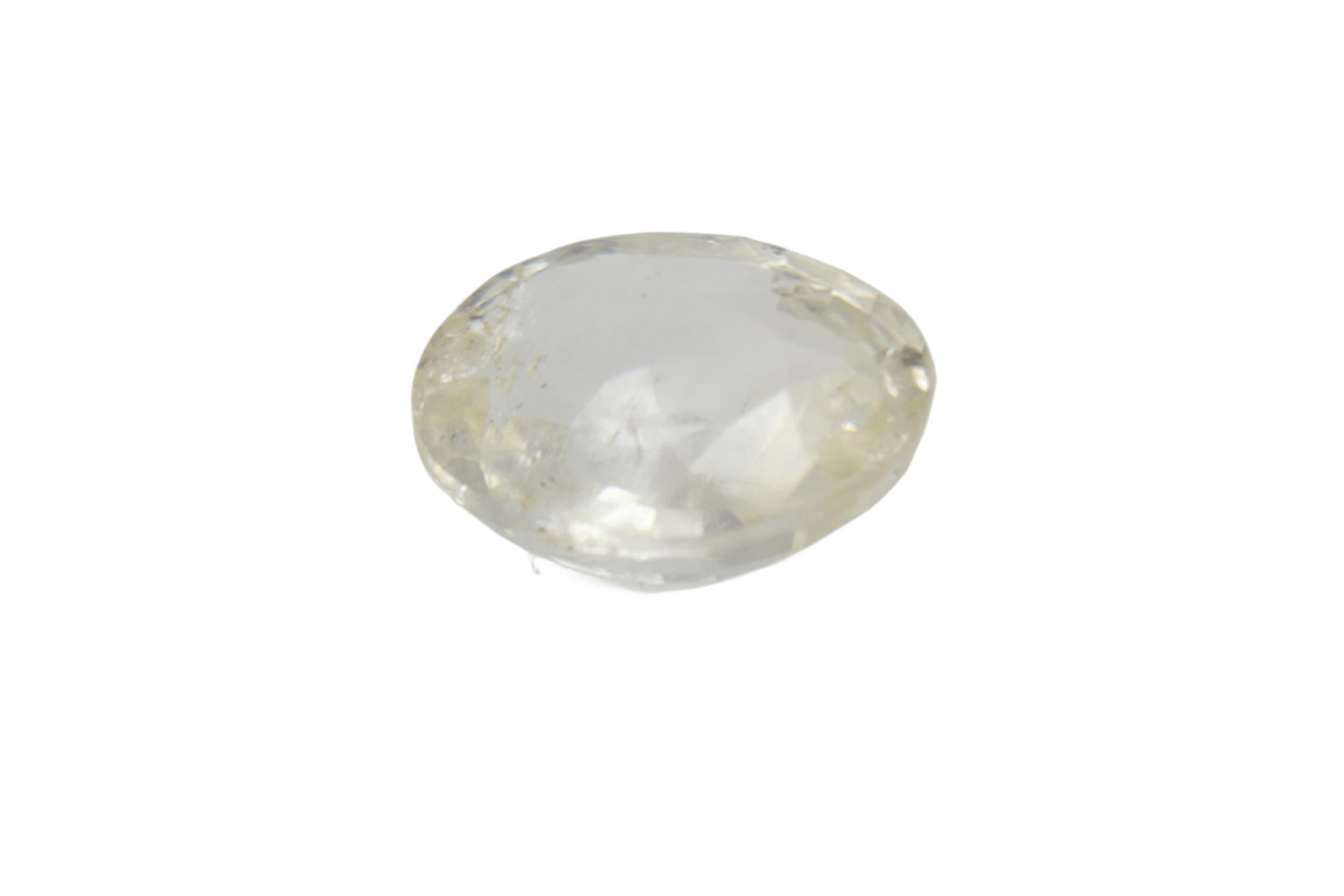 1.8ct Light Goldenrod Yellow Sapphire Vs1 Oval Shape (8.1x6.5x3.3 mm) Unheated gemstone from Sri Lanka