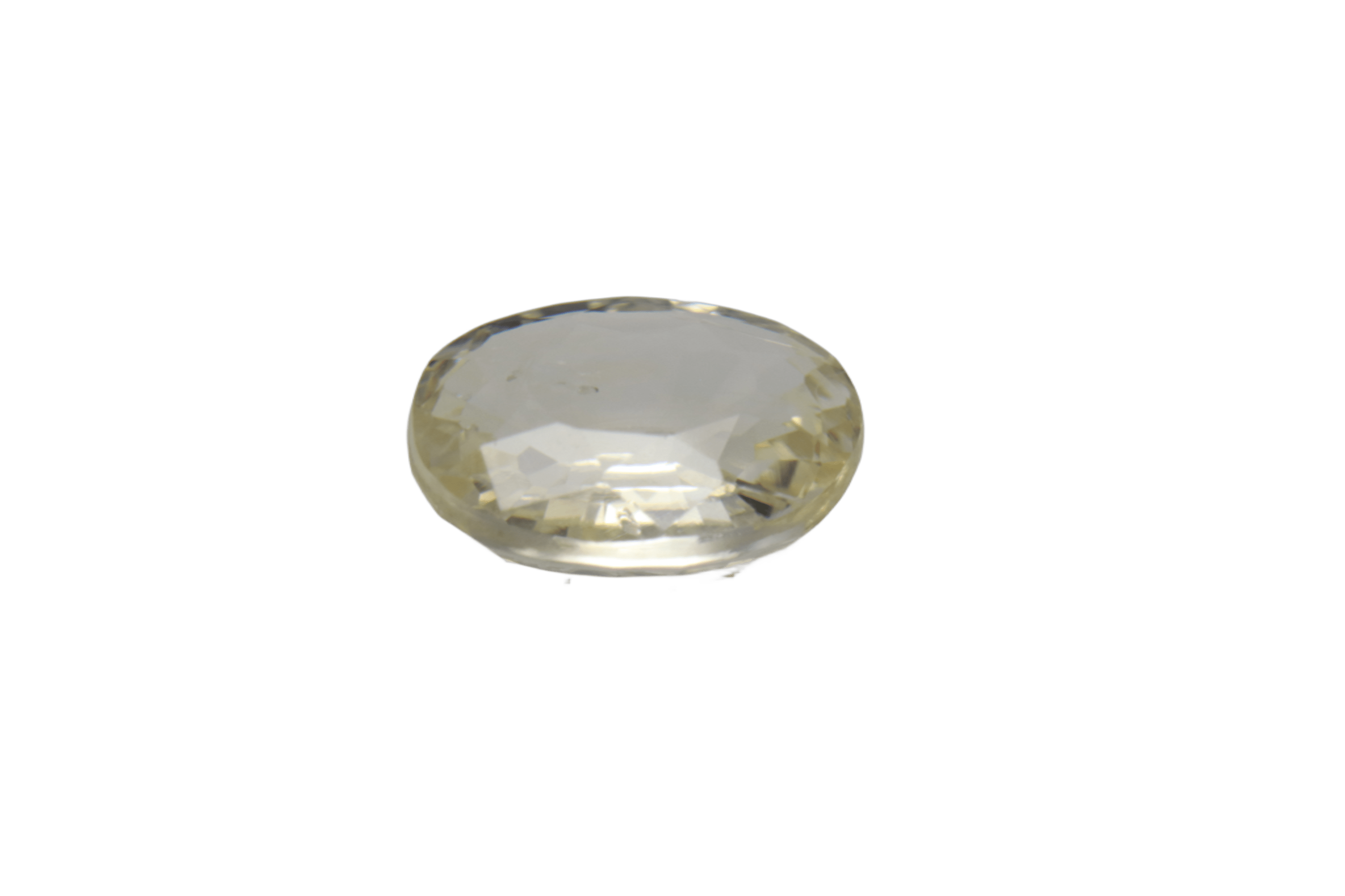 1.1ct Light Goldenrod Yellow Sapphire Vs1 Oval Shape (6.8x5.7x2.6 mm) Unheated gemstone from Sri Lanka