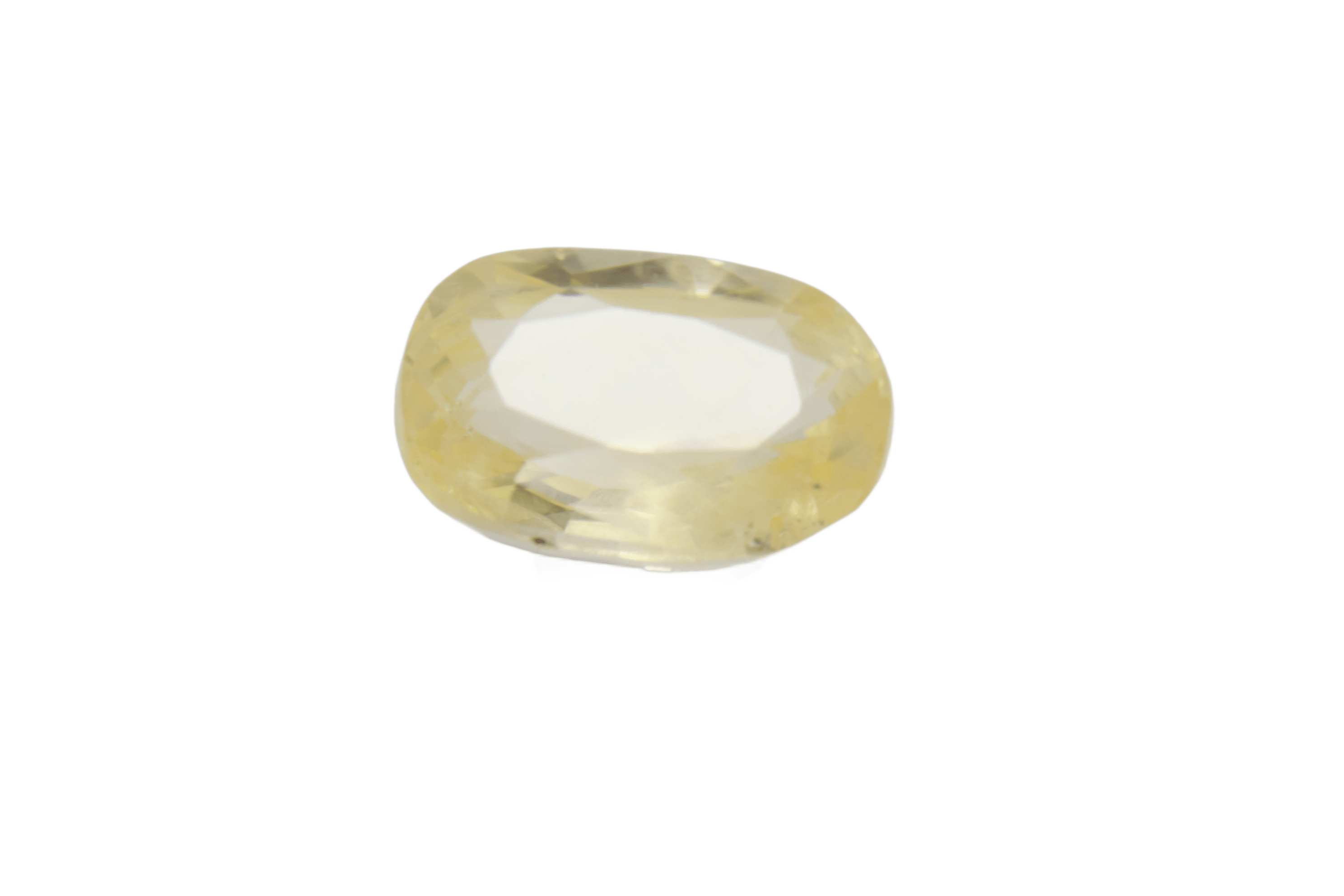 1.4ct Yellow Sapphire VVS1 Oval Shape (3.4x7.5x5.1 mm) Unheated gemstone from Sri Lanka