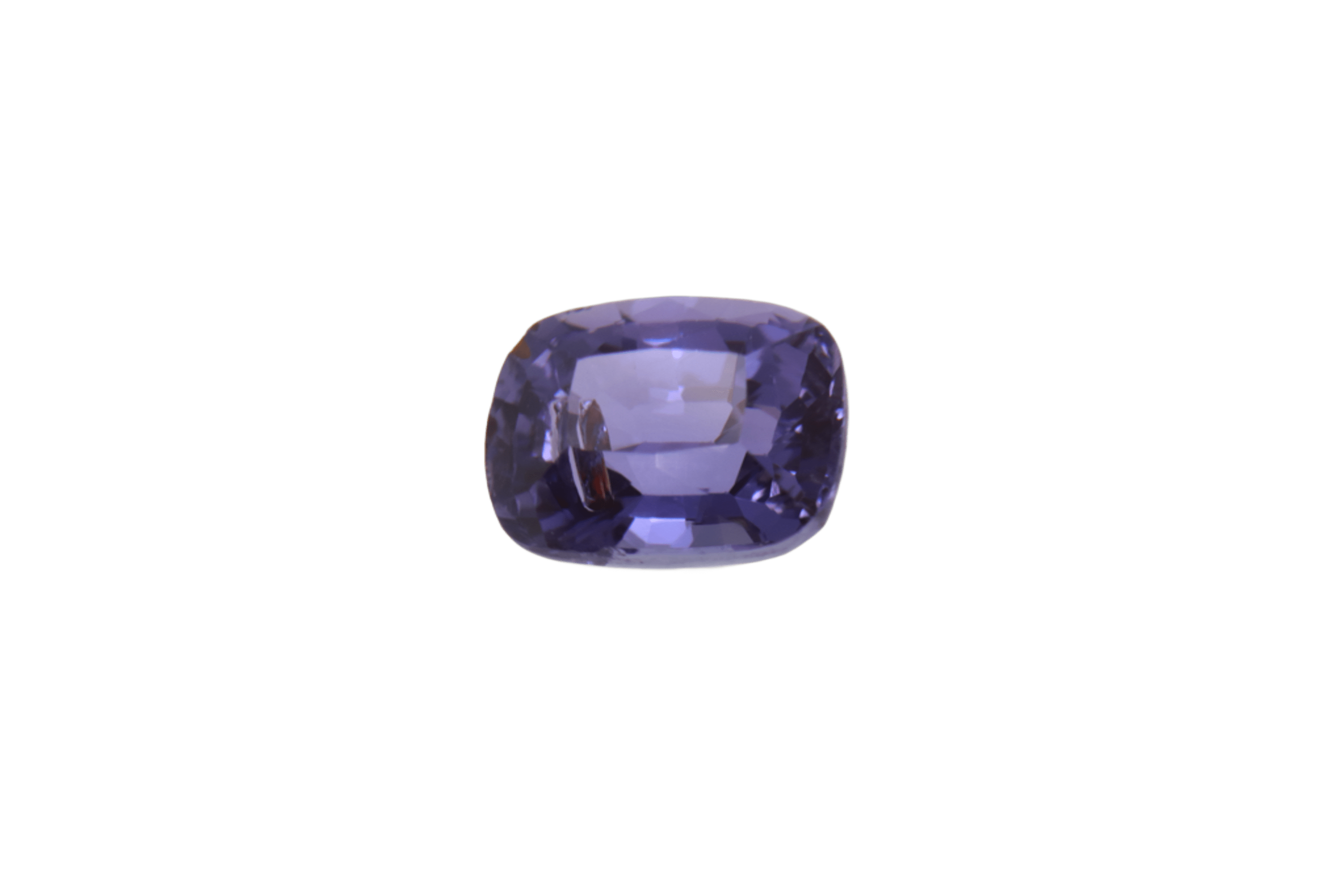 0.85ct Purple Sapphire VSI Fancy Cushion Shape (5.6x4.2x3.3 mm) Unheated gemstone from Sri Lanka