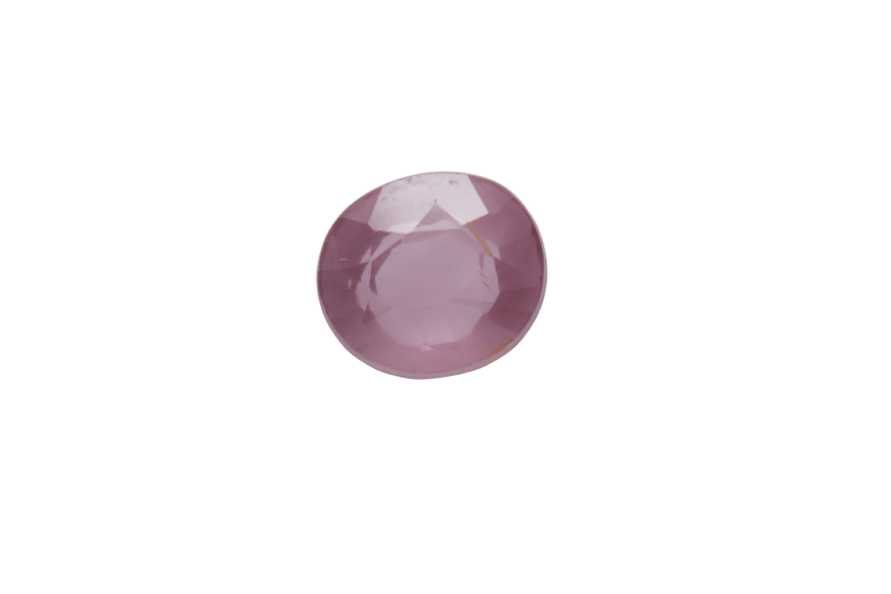 0.6ct Hot Pink Padparadscha VVS Oval Shape (5.2x4.6x3.1 mm) Unheated gemstone from Sri Lanka