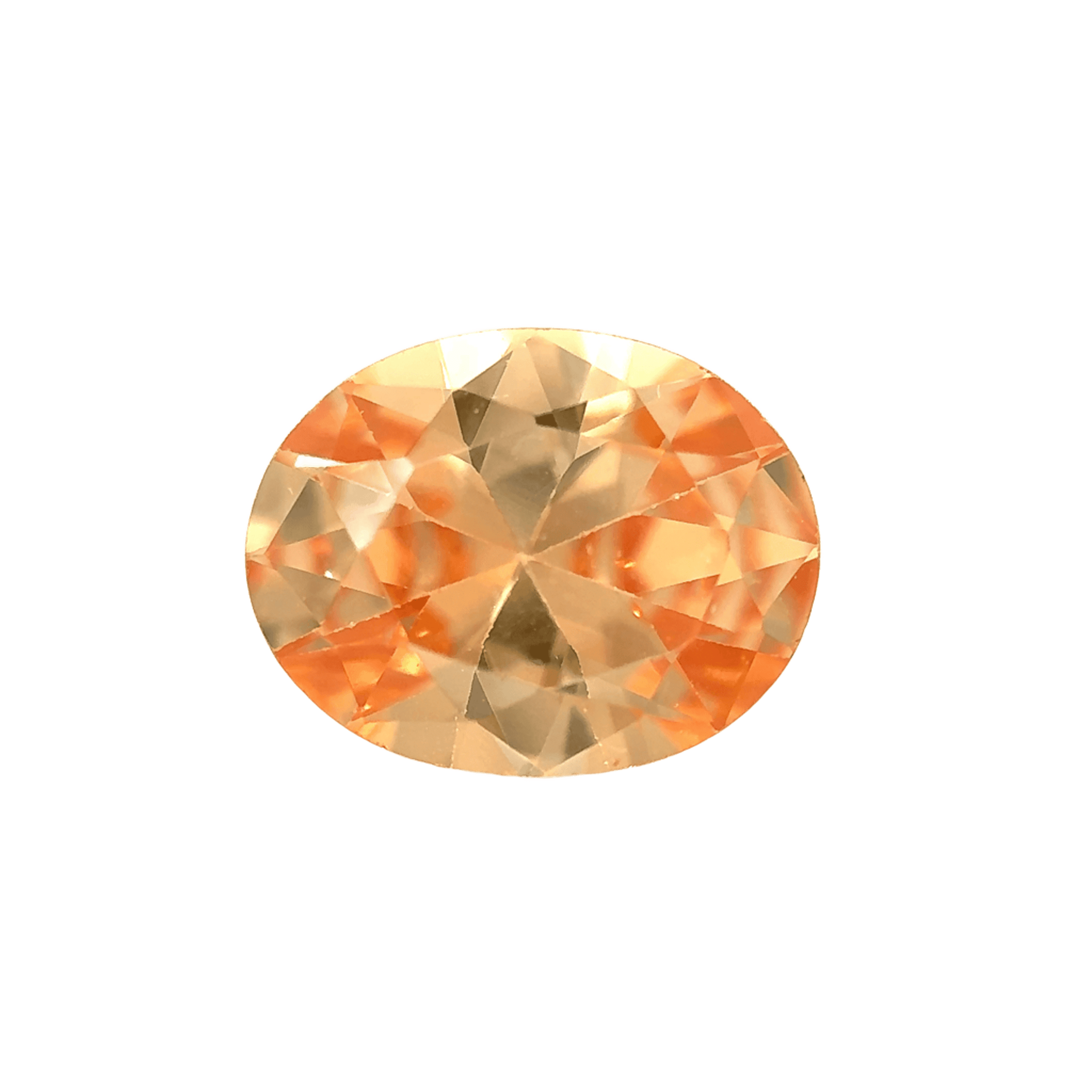 3ct Pale Goldenrod Tourmaline VVS1 Oval Shape (8.9x6.8x4.3 mm) Unheated gemstone from Sri Lanka