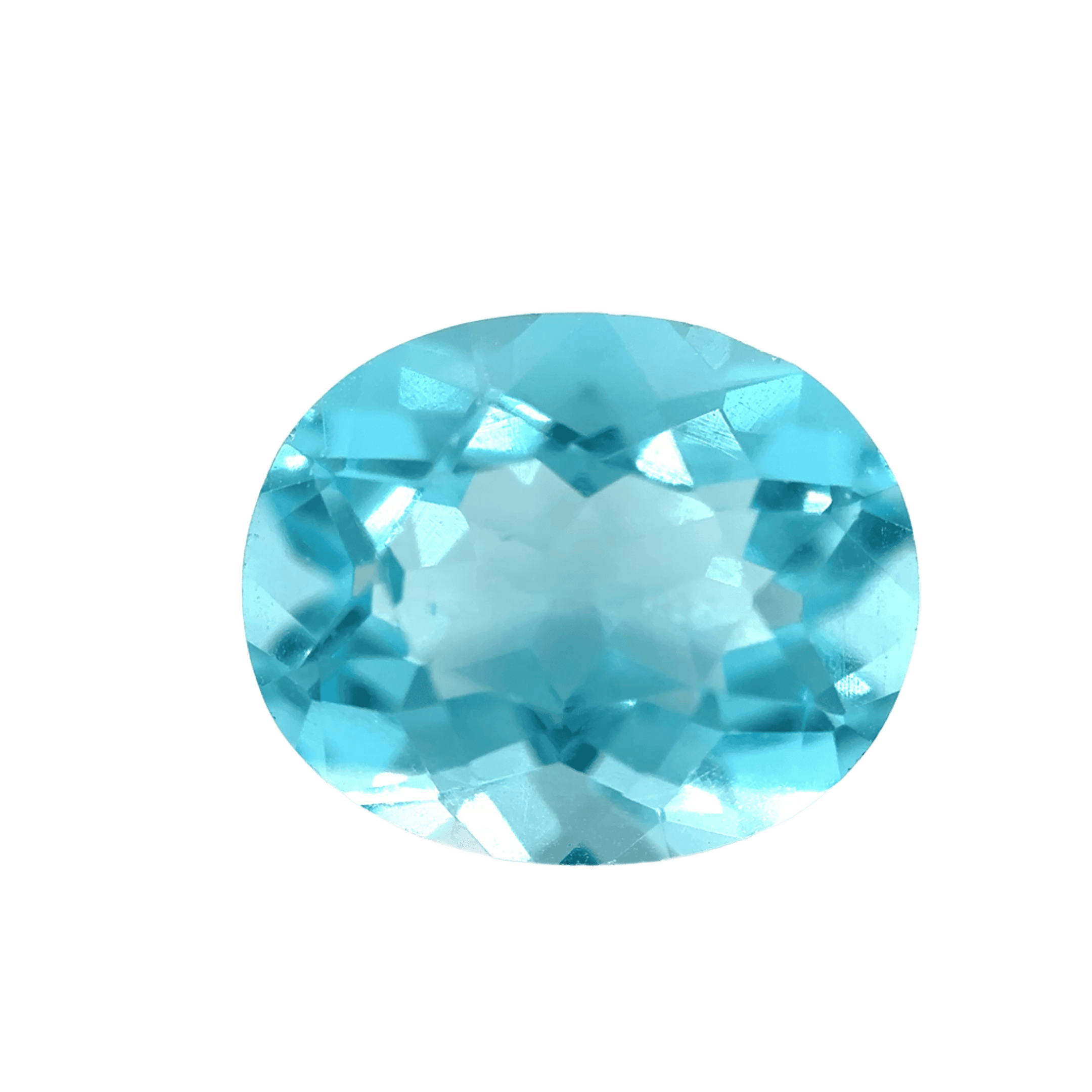 3ct Light Blue Topaz VVS Oval Shape (10.8x9x6.2 mm) Unheated gemstone from Sri Lanka