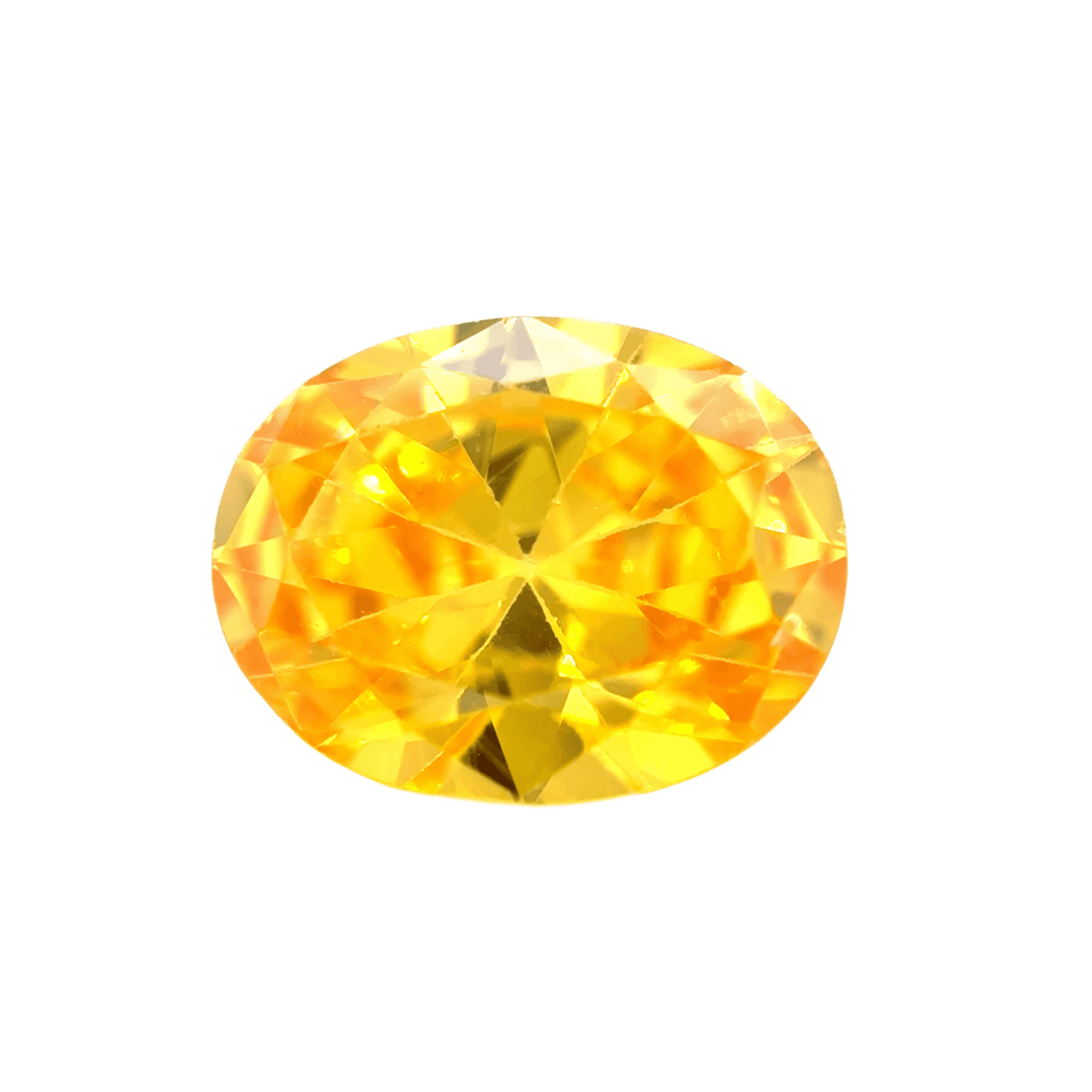 3ct Yellow Sinhalite VVS1 Oval Shape (8.9x6.8x4.2 mm) Unheated gemstone from Sri Lanka