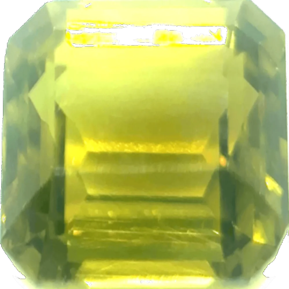2.10ct Light green to Brownish Yellow Alexandrite Flawless (fl) Emerald Shape (8.76x5.83x3.93 mm) Unheated gemstone from Sri Lanka
