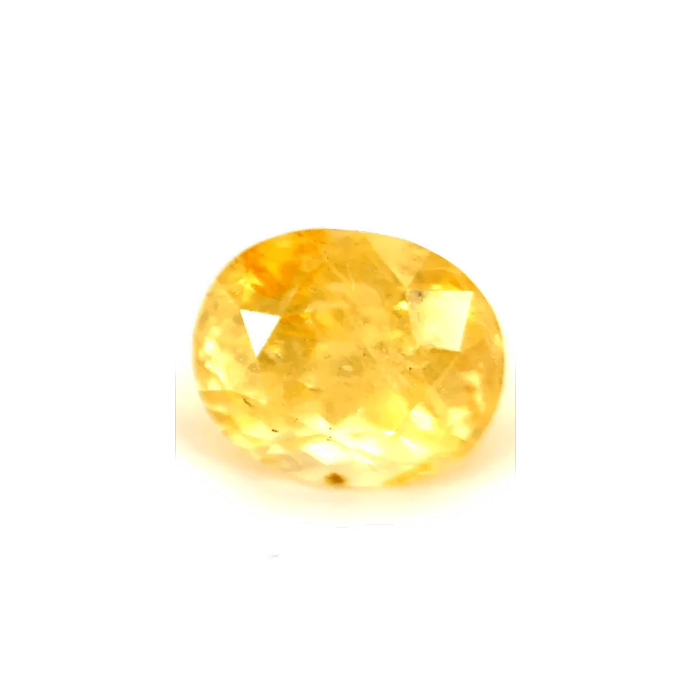 1.4ct Yellow Sapphire Vs - Oval Shape (6.6x5.4x4.9 mm) UNHEATED gemstone from Ceylon