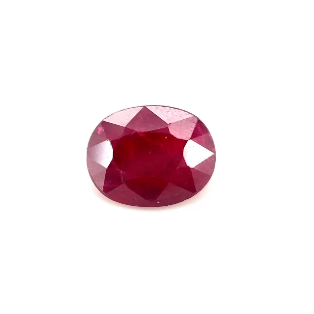 1.45ct Red Ruby Vs Oval Shape (7x5.4x3.4 mm) UNHEATED gemstone