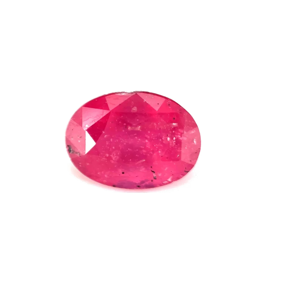 1.05ct Pinkish Red Ruby Vs Oval Shape (6.3x4.6x3.9 mm) UNHEATED gemstone from Ceylon