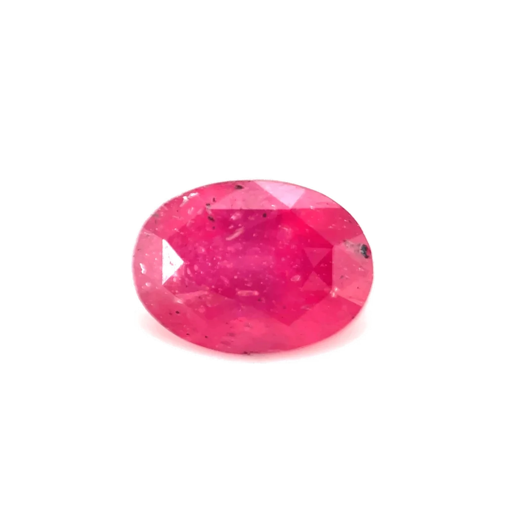 1.35ct Pinkish Red Ruby Vs Oval Shape (7.1x5.5x3.5 mm) UNHEATED gemstone from Ceylon