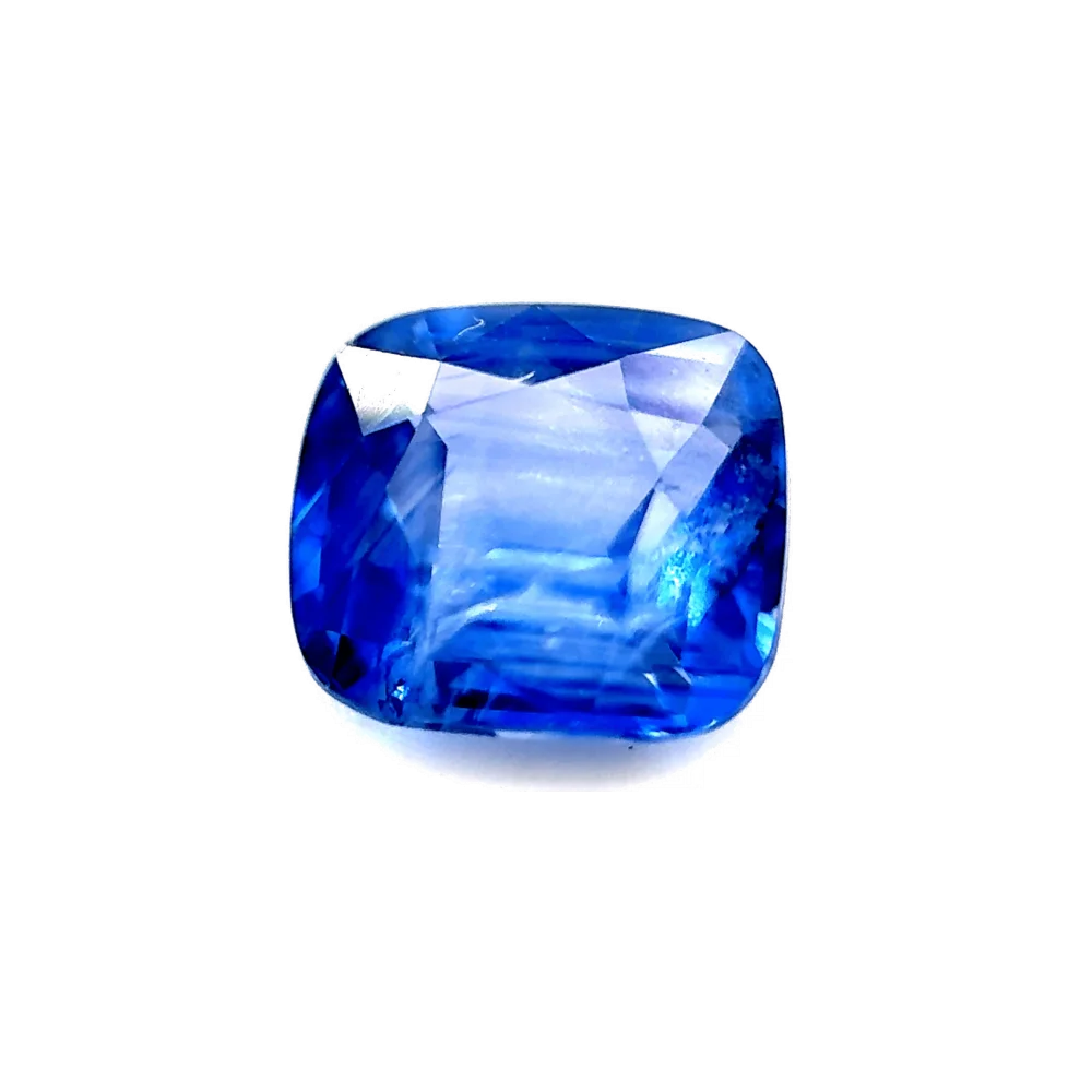 1.25ct Cornflower Blue Sapphire VVS Cushion Shape (6.2x5.6x3.4 mm) UNHEATED gemstone from Ceylon