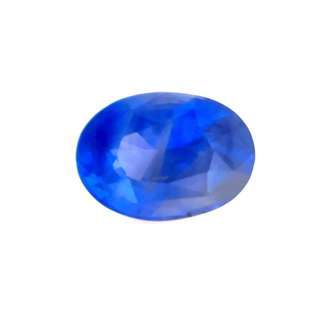 0ct Blue Sapphire Vs Oval Shape (7.7x5.5x3.9 mm) UNHEATED gemstone from Ceylon