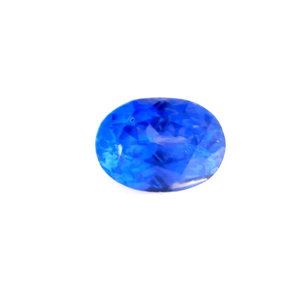 1.25ct Blue Sapphire VVS Oval Shape (6.9x5x3.8 mm) UNHEATED gemstone from Ceylon