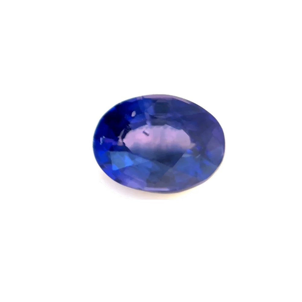 1.25ct Blue Violet Sapphire VVS Oval Shape (7.1x5.2x3.6 mm) UNHEATED gemstone from Ceylon