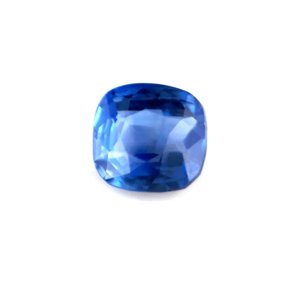 1.05ct Blue Sapphire Vs Cushion Shape (5.3x5.1x3.6 mm) UNHEATED gemstone from Ceylon