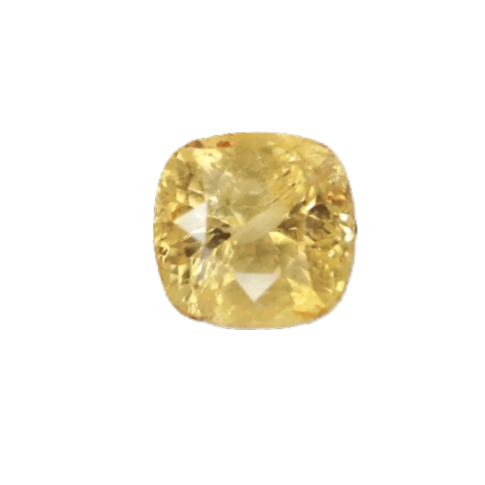 2.85ct Yellow Sapphire Vs Oval Shape (7.9x7.8x6.5 mm) UNHEATED gemstone