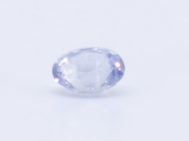 0ct Light Blue Sapphire VVS Oval Shape (6x4.5x3.2 mm) Unheated gemstone from Sri Lanka