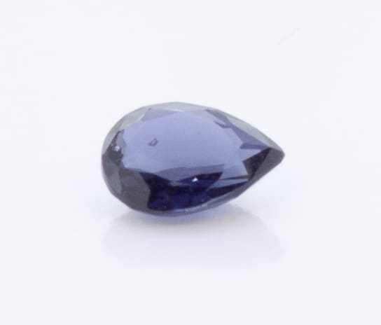 1.4ct Dark Blue Spinel SI1 Pear Shape (6x7.9x3.3 mm) Unheated gemstone from Sri Lanka