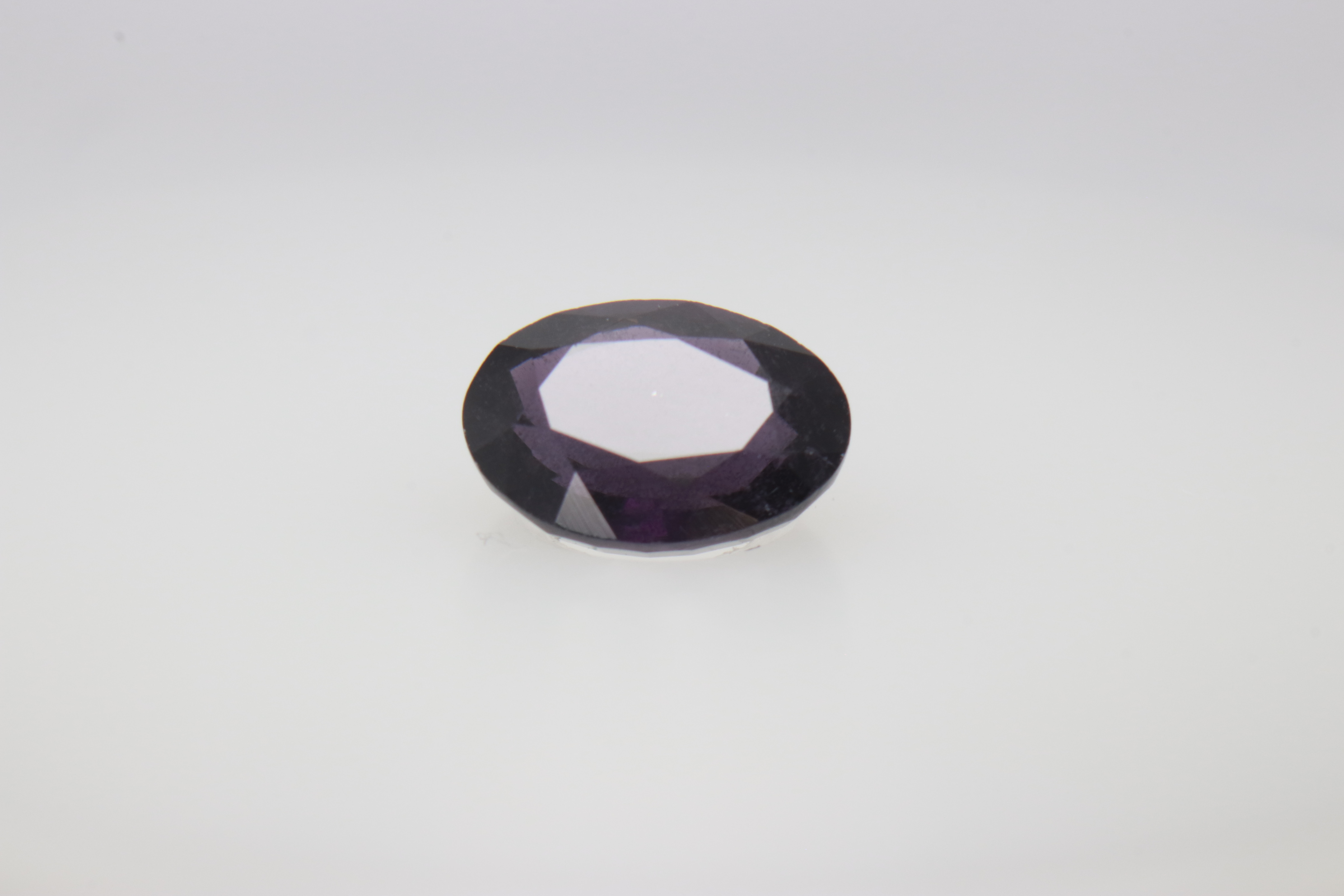 0.8ct Purple Spinel Vs1 Asscher Shape (6.1x4.8x3.0 mm) Unheated gemstone from Sri Lanka