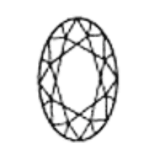 Oval shape icon