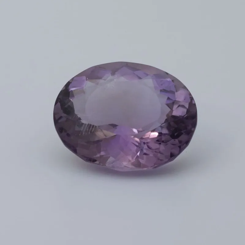 11.2ct Purple Amethyst VVS Oval Shape (16.9x13.9x8.5 mm) Unheated gemstone from Ceylon