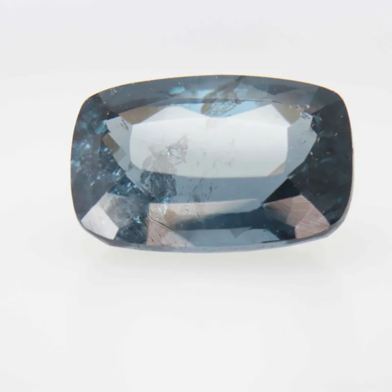 3ct Blue Spinel Cloud Fancy Cushion Shape (10x6.9x4.9 mm) Unheated gemstone from Sri Lanka